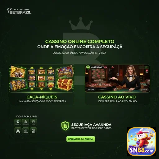 Ilustração de Acesse com segurança e agilidade o cassino online sn88