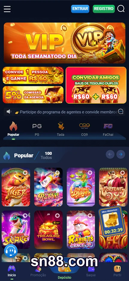 Saques Rápidos pelo Mobile